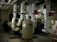 Mechanical room cooling and chilled water infrastructure