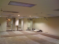 Vault room stripped for datacenter work