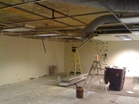 Vault room before datacenter infrastructure was installed