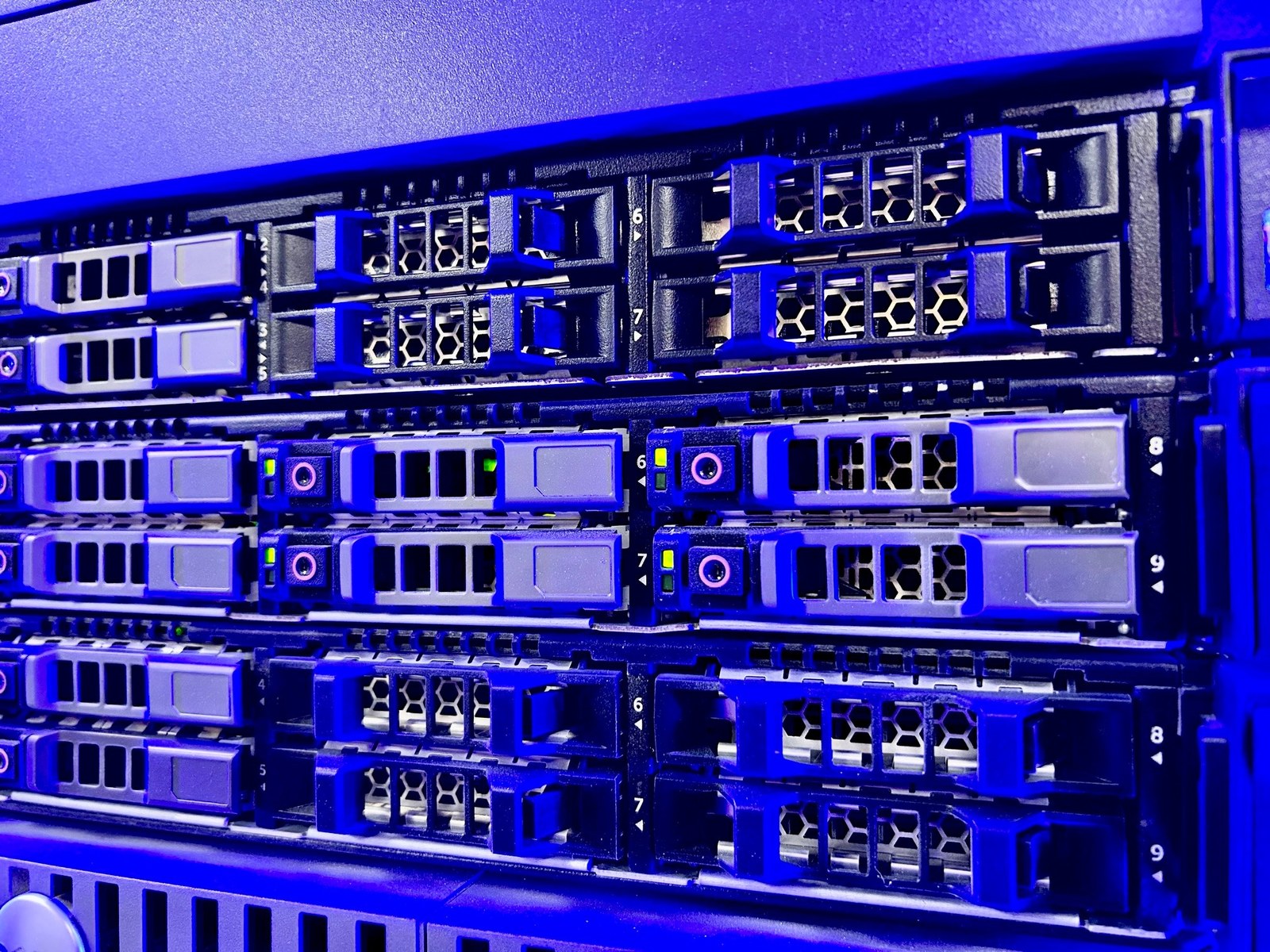 1U servers hosted in Tyler Vault