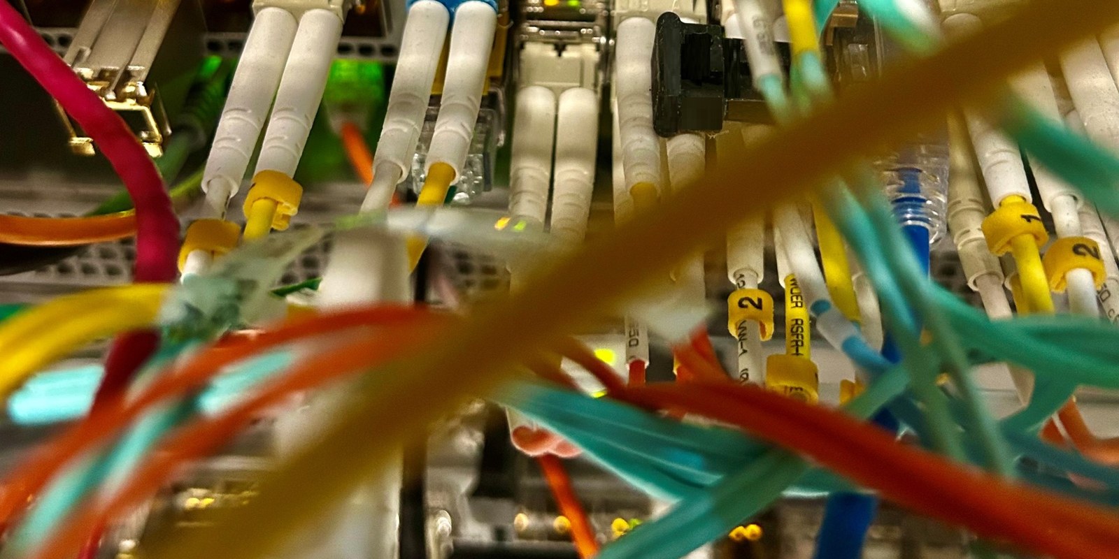Router and network equipment inside Tyler Vault