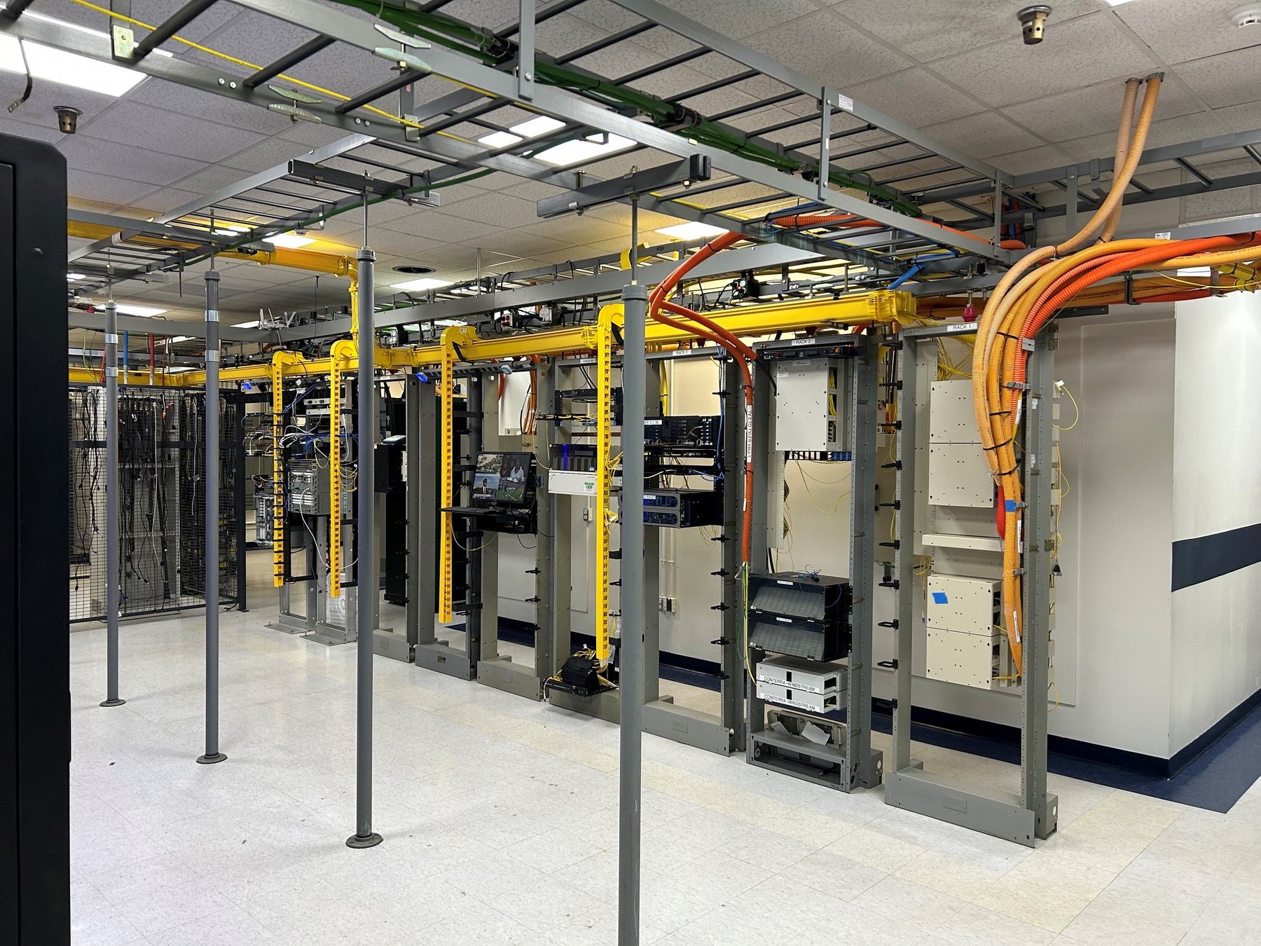 Fiber demarcation racks after upgrades