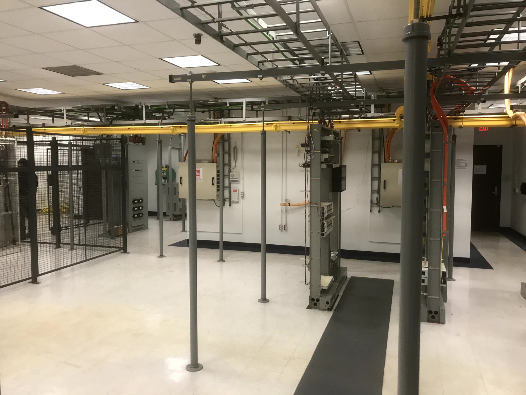 Fiber demarcation area before upgrades