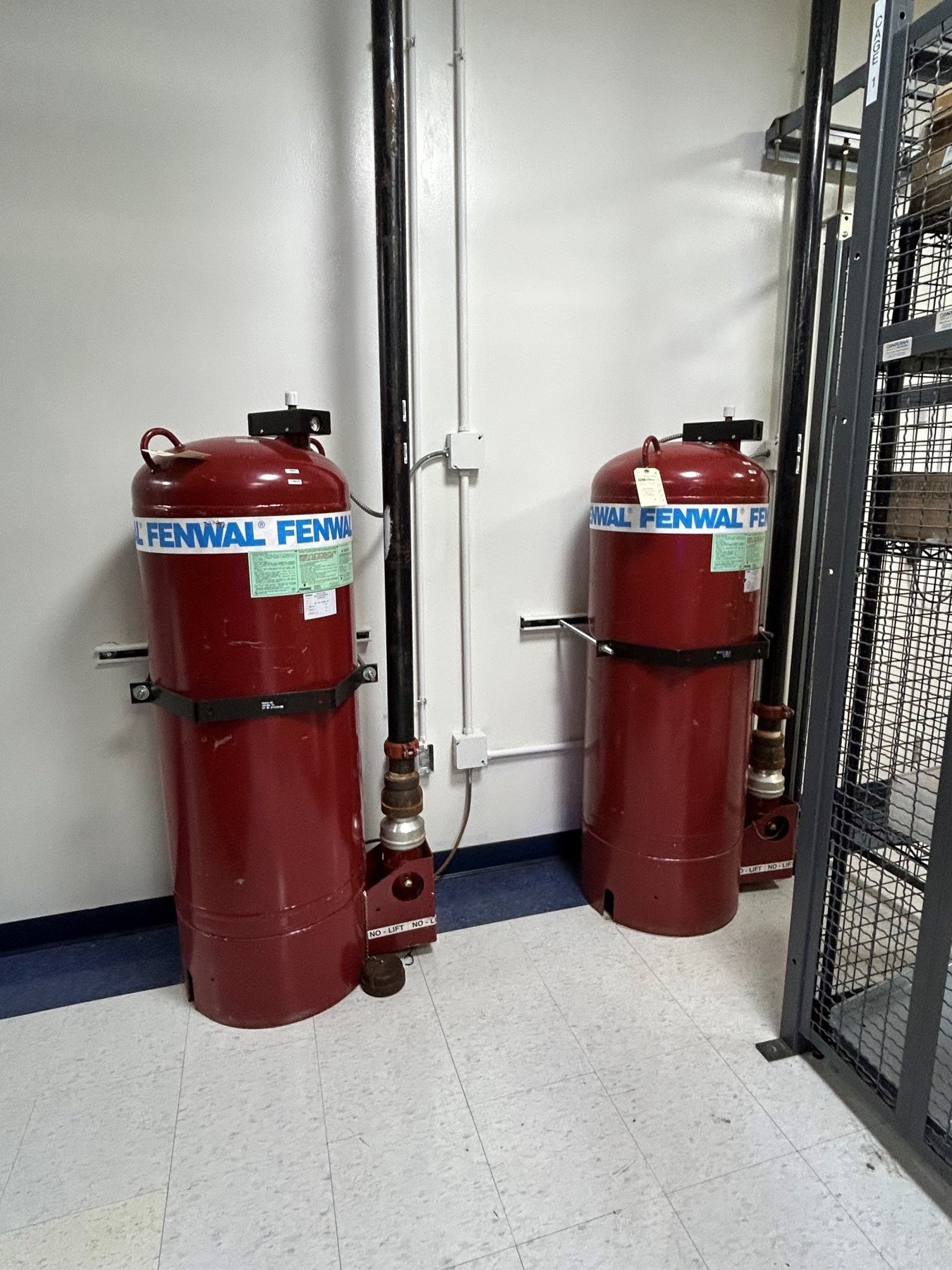 FM-200 fire suppression equipment