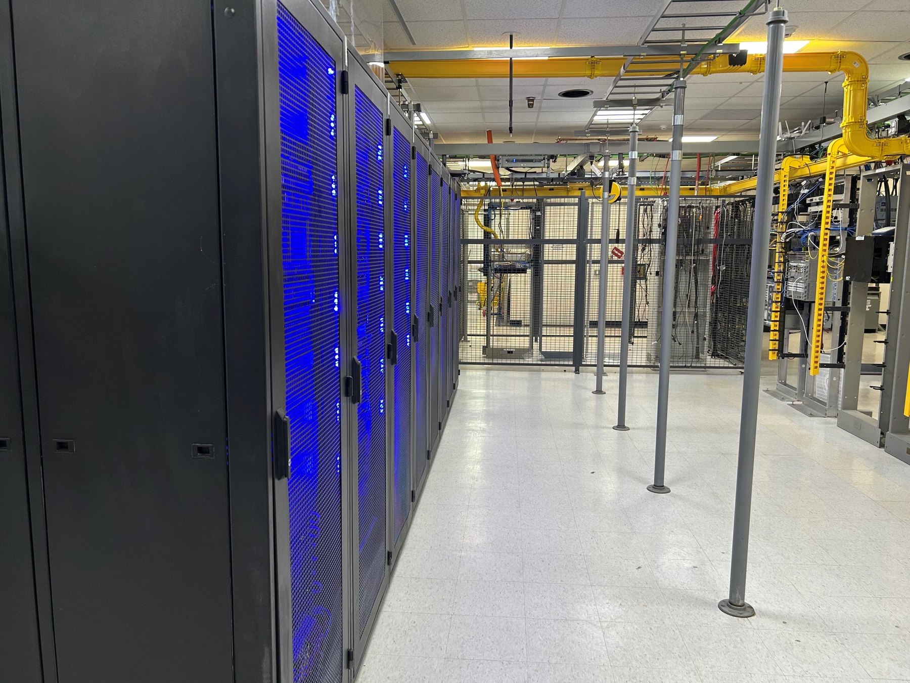 Rack area after upgrades