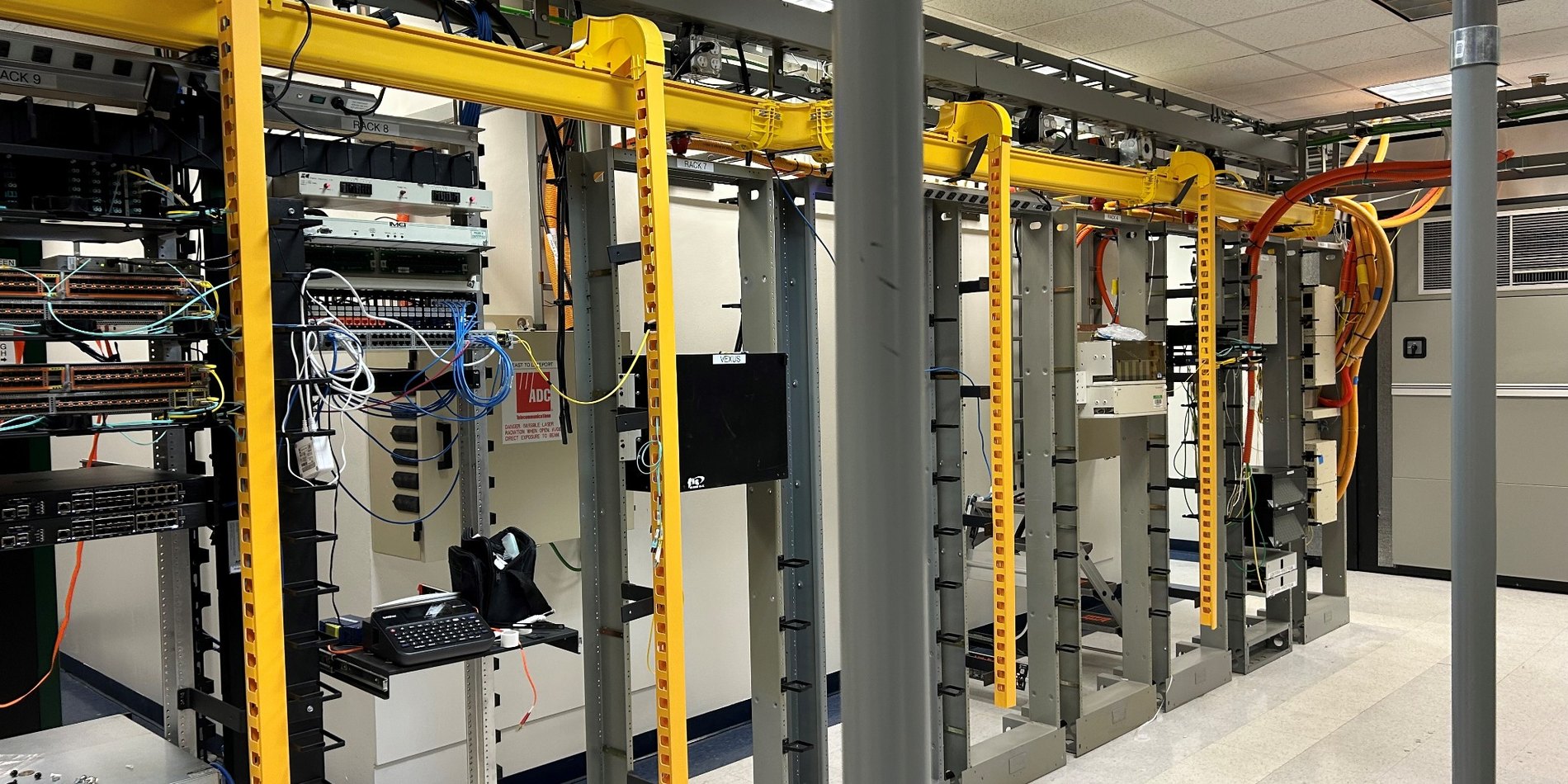 Tyler Vault Datacenter racks and cable trays